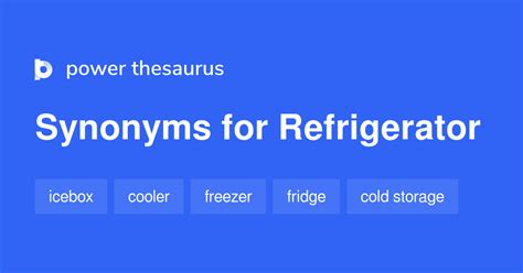 refrigerator synonym